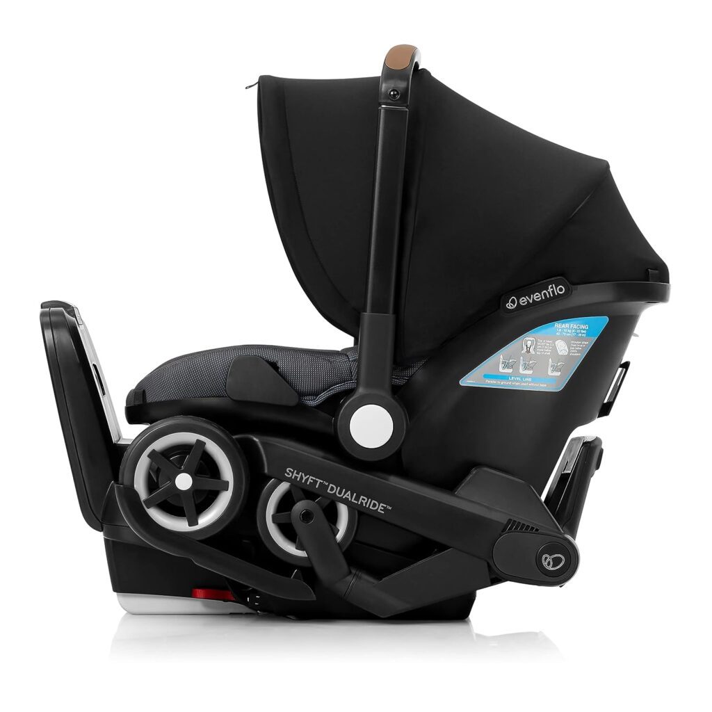 Evenflo gold shyft dualride infant car seat and stroller combo