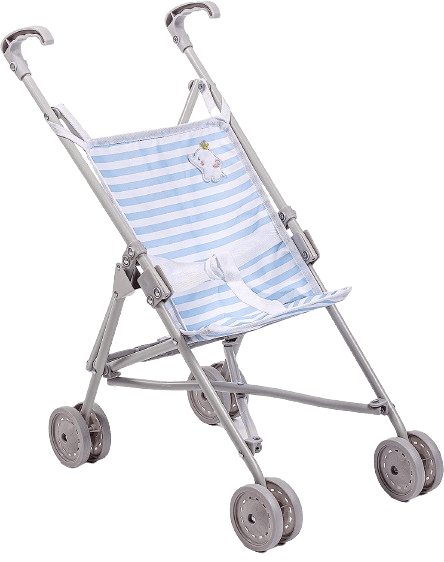 JC Toys | Berenguer Boutique | Single Umbrella Baby Doll Stroller