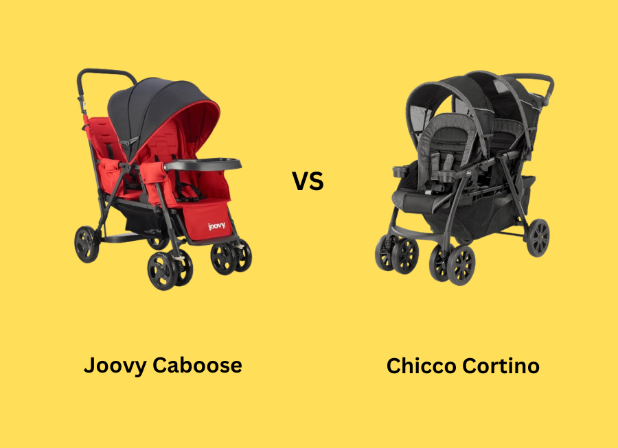 Joovy Caboose VS Chicco Cortino Double Stroller