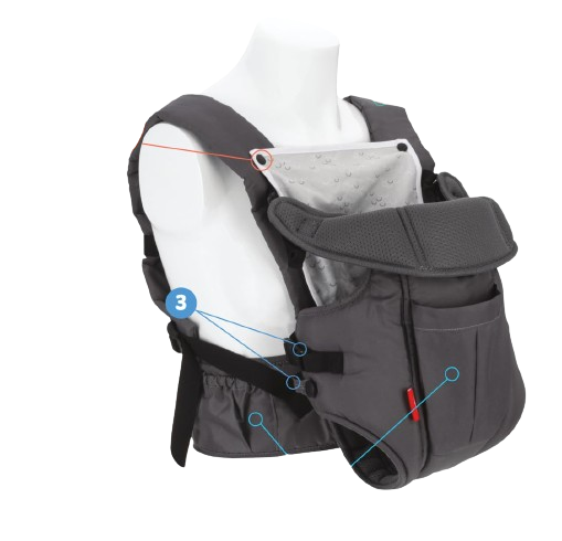 Nuby Deluxe Baby Carrier: Newborn