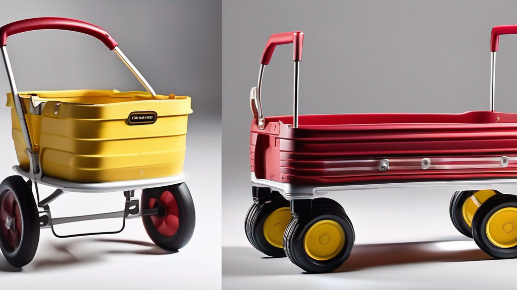 Busy Bee Foldable Vs Radio Flyer Convertible N Wagon Comparison